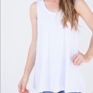 ESSENTIAL TANK WHITE by Agnes & Dora NWT